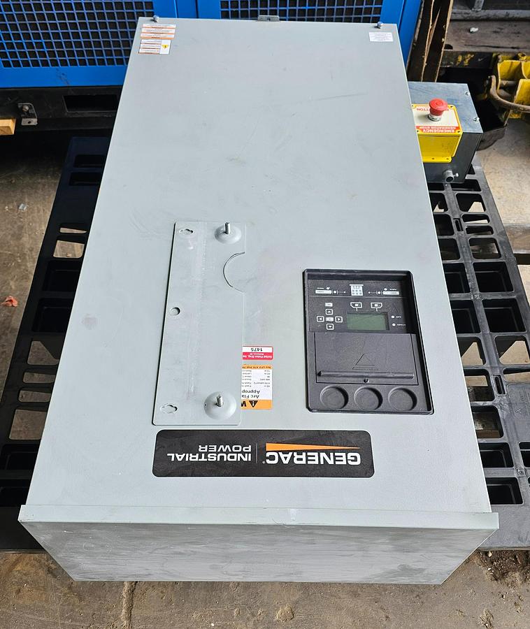 Used 2021 Generac SG200 200kW Industrial Generator | 3-Phase | ONLY 89 HRS | Late-Model Standby & Transfer Switch