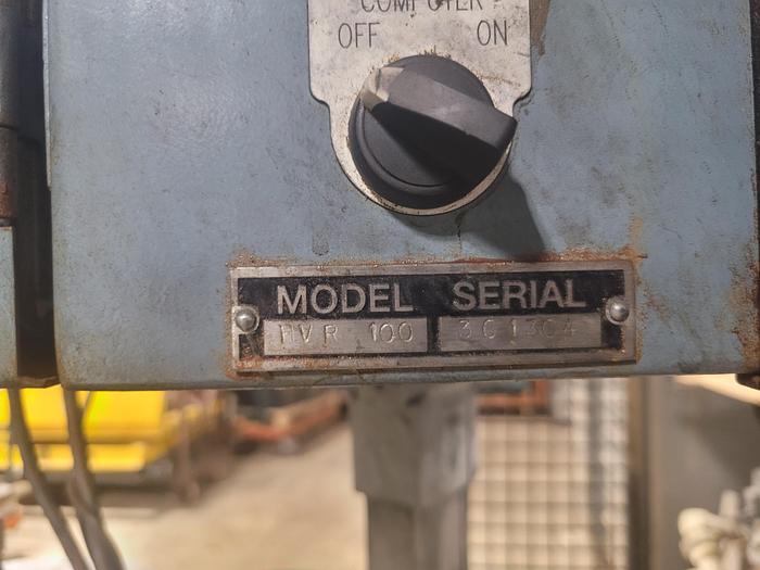 Used Hines HVR100 Automated Vertical Balancer w/Clausing 20'' Drill Head