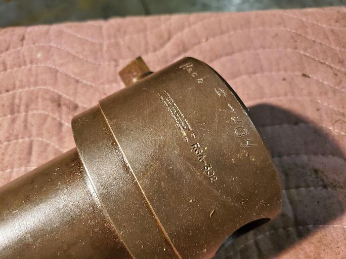 Used Devlieg Microbore DM9-303-1-2 Adapter w/RGA-302 Gear Adjust Boring Ring