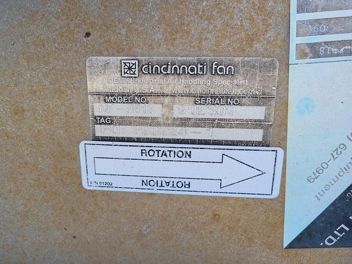 Used EUROVAC III 50 Hp Multi-Stage Central Vacuum Collection System SYS-040-114