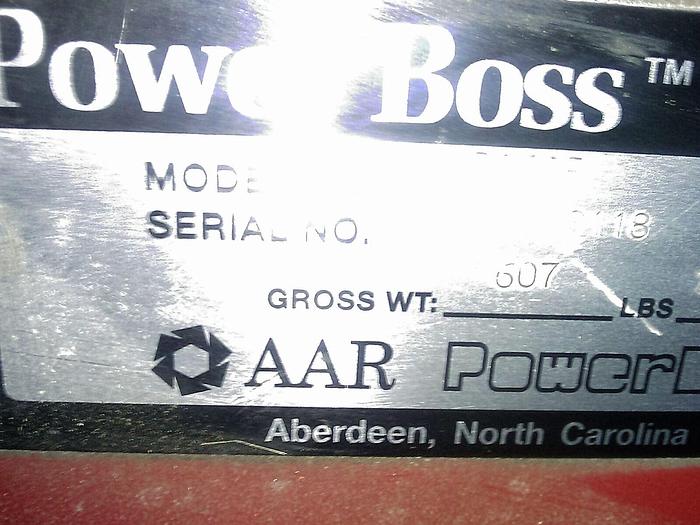 Used Power Boss Floor Sweeper – RIDER MODEL RS-50F, NEEDS HYD. DRIVE MOTOR, BATTERY’S