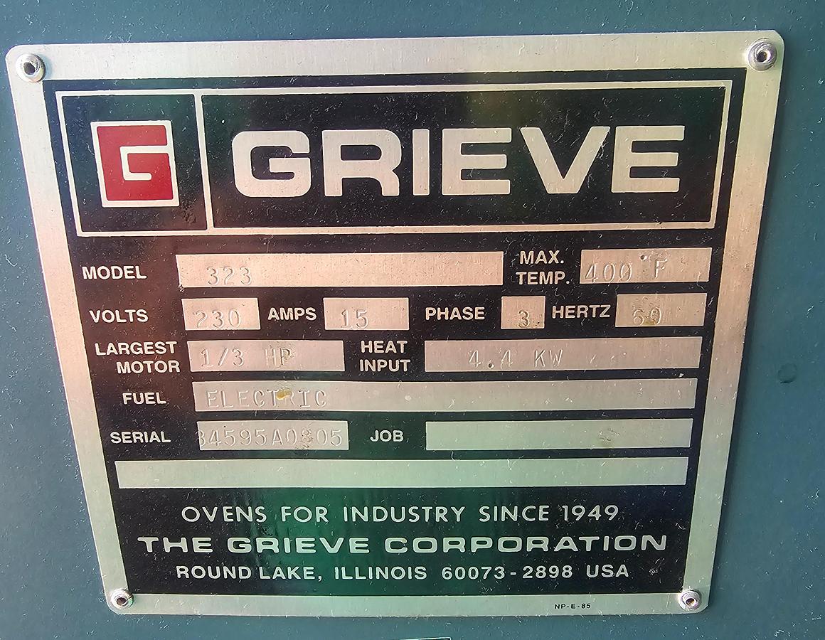 Used 2005 Grieve 323