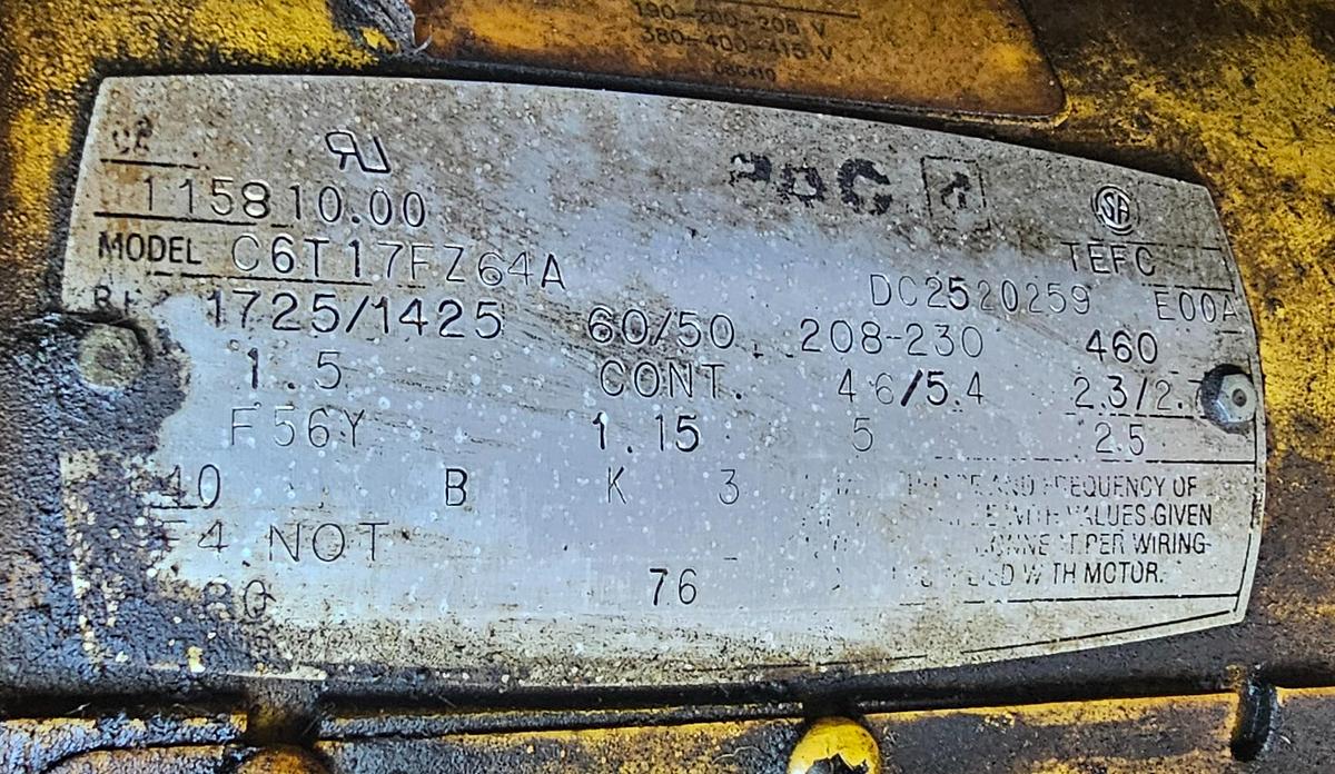 Used 1.5 Hp Enerpac GPER3440JF Electric Hydraulic Pump 10,000 PSI