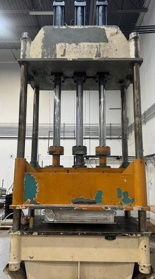 Used Verson 200-HD2-72-4P 200T Modified Verson 4-Post Compression Press