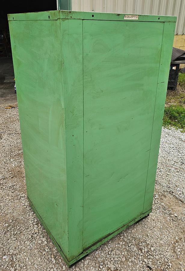Used 12 Drawer Equipto Industrial Parts Storage Tooling Cabinet 30" x 28" x 57"