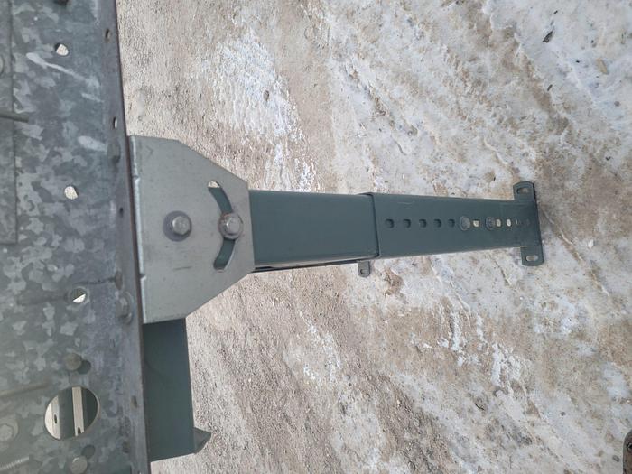 Used 25′ Hytrol 10′ x 18” Galvanized Steel Gravity Feed Roller Conveyor 1 3/4” Roll