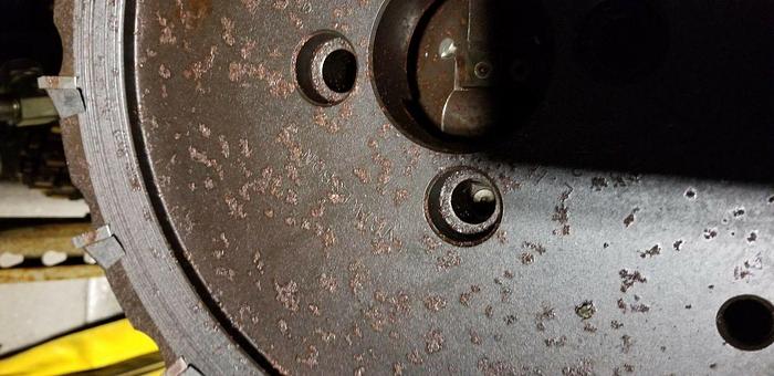 Used 14” VR/Wesson Rapid Set Industrial Face Mill Part #: STD-30125 Left Hand Cut