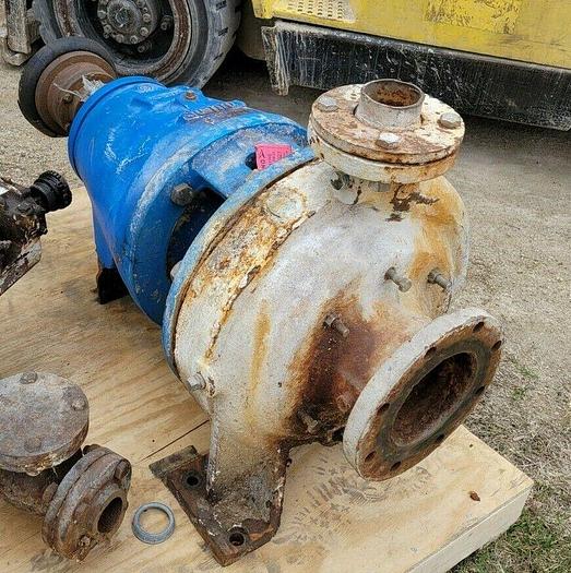 Used Goulds Cast Iron Industrial 3175 Centrifugal Paper Stock Pump 4-6x18 Size
