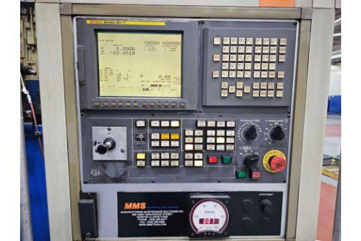Used 60" Giddings & Lewis CNC VTL 72" Swing w/Fanuc 21-IT Control & Tooling - NO PIT REQUIRED