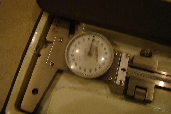 Used Mitutoyo Depth Vernier Gage Size: 12'' Model #PN.91