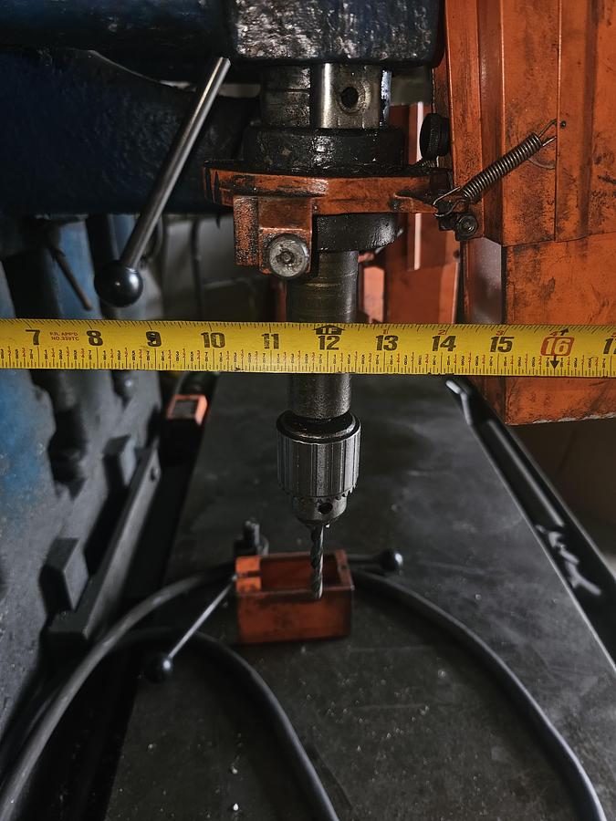 Used 24" Swing Edlund 2F12 Multi Spindle Gang Drilling Machine 