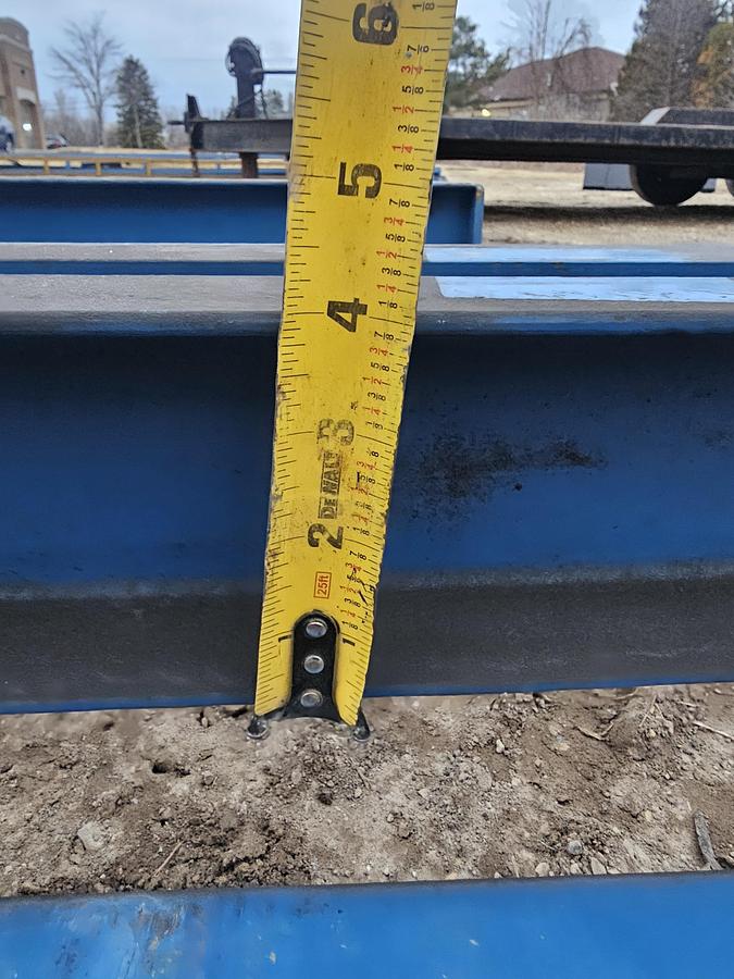 Used 25' Span x 32' Runway Gorbel 250# Freestanding Bridge Crane System & Anver 100# Vacuum Lift 