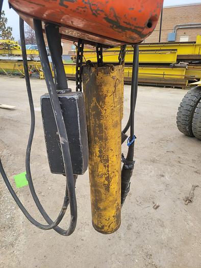 Used CM Series 626 2 Ton Electric Chain Hoist 16 FPM Lift Speed