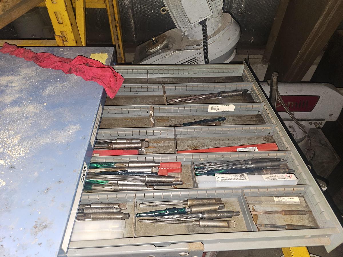 Used 5 Drawer Stanley/Vidmar Style Tooling Cabinet 28" x 30" x 60" Tall
