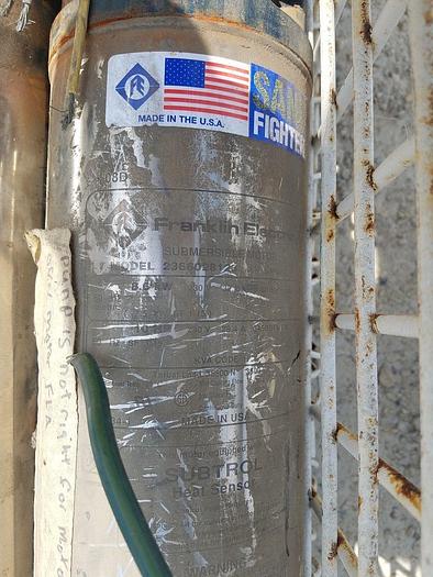 Used Franklin Electric Submersible Well Pump Motor 10 hp 230v 3450 rpm