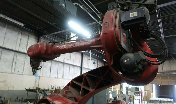 Used Comau Robotics Model #SMART NH1-100-3.2P Press Booster Robot w/Control