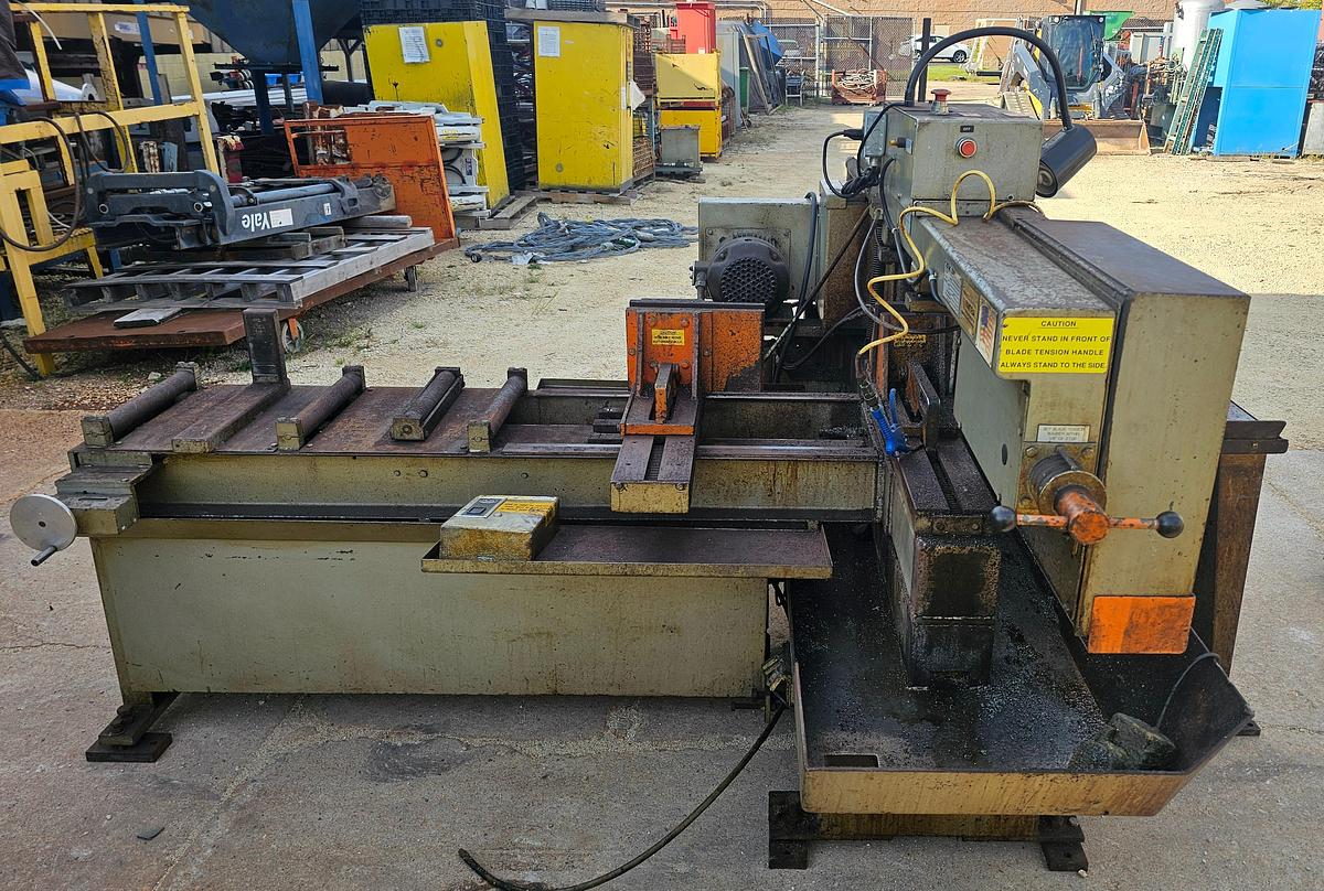 Used Hem H101A-1 Automatic Horizontal Bandsaw 12.75" x 12.75" Capacity 5 Hp