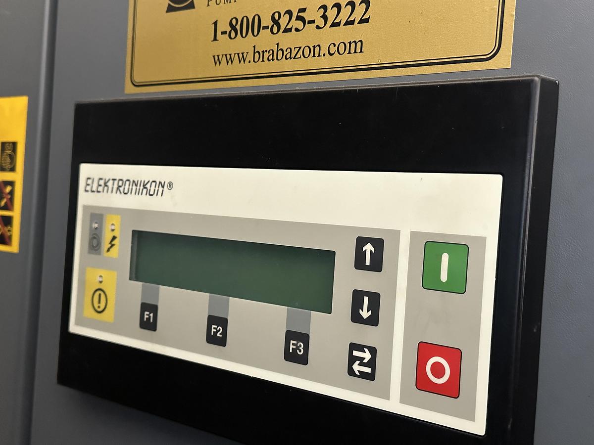 Used 165 Hp Atlas Copco GA110 Rotary Screw Air Compressor 107 Psig Pressure, 604 CFM