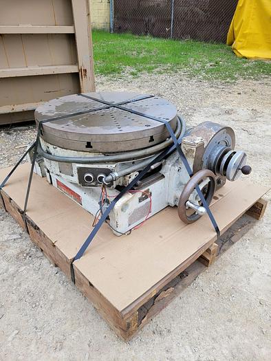 Used Pratt & Whitney 24” Motorized Tilting Rotary Table M-1896