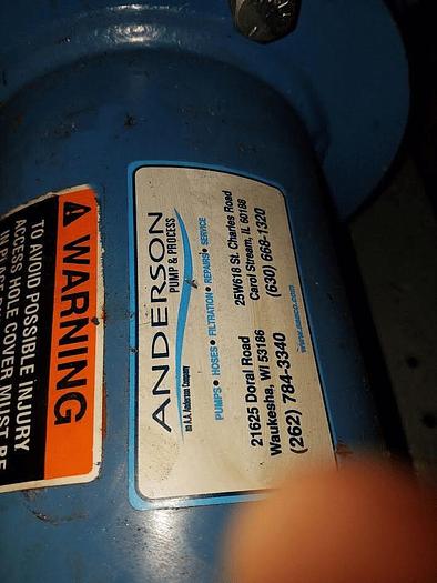 Used 10 Hp WEG W21 Severe Duty C-Face Motor w/BSM 1.5″ Pump, 1.25 Service Factor