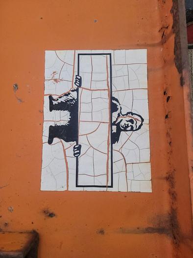 Used Bushman 2 Ton Freestanding Jib Crane 12' 3'' Under Beam 18' Span Demag Hoist