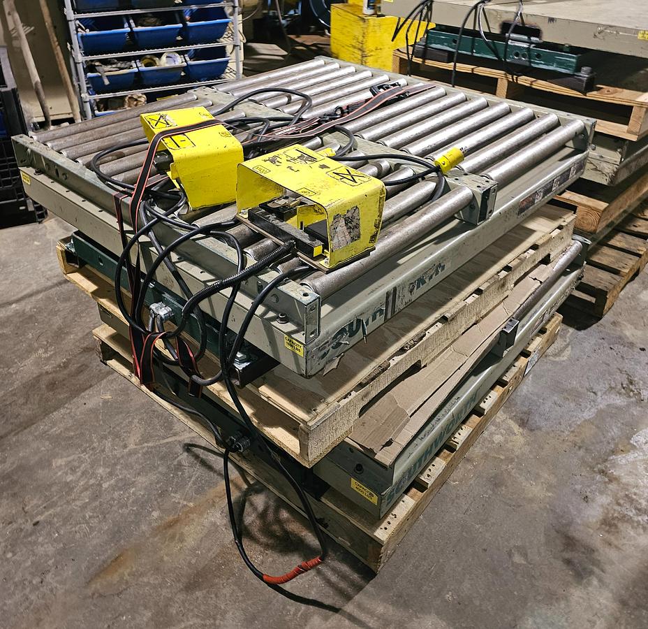 Used 2000# Southworth LS2-36 Scissor Lift Table 42" x 48" Platform 110V, 1 ph 