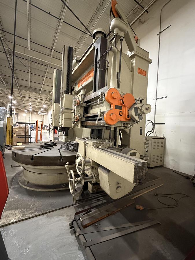Used 100" King Vertical Boring Mill | 50HP Variable Speed | 2007 Refurbished | VBM