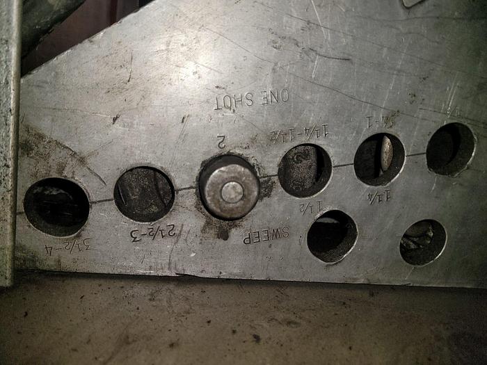 Used Enerpac One Shot & Sweep Conduit/Pipe Bender w/Pipe Bending Dies 30 Ton Cylinder 3/4” – 4” Capacity