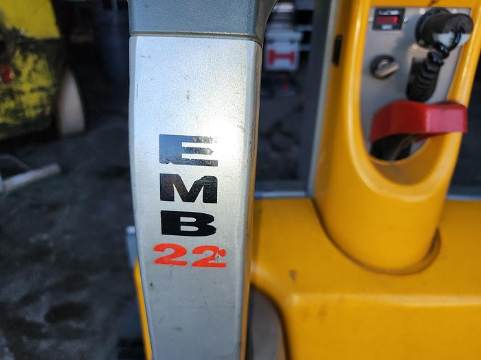 Used 2200# Jungheinrich/Multiton Single Stage "Swift" Series Stacker 24 Volt