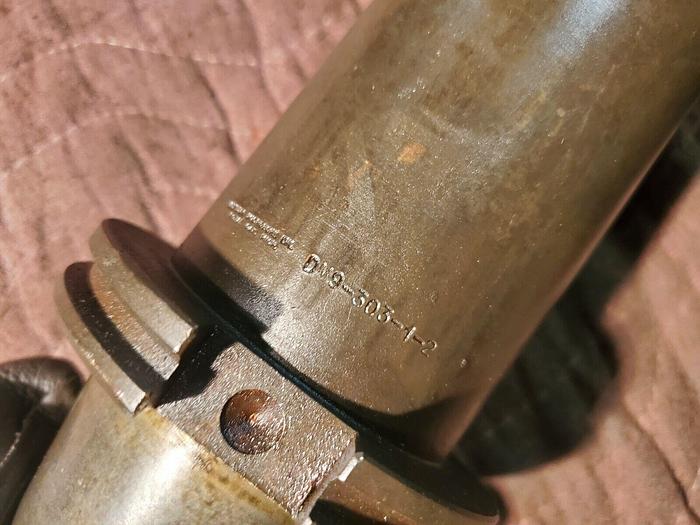 Used Devlieg Microbore DM9-303-1-2 Adapter w/RGA-302 Gear Adjust Boring Ring