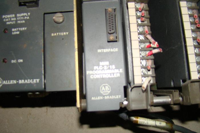 Used Allen Bradley Power Module & Mini Programmable Controller Cat #1771-PA