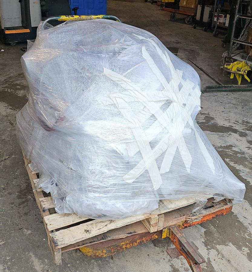 Used 35' Span x 105' Runway 3 Ton Uesco Double Bridge Freestanding Overhead Crane