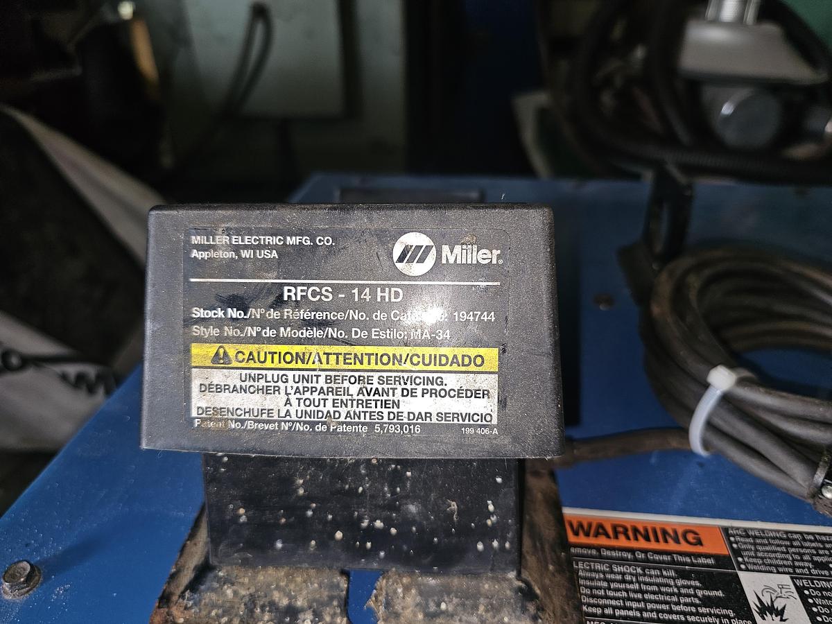 Used Miller Syncrowave 250DX Tig Welder 250 Amp w/Gun & Foot Pedal