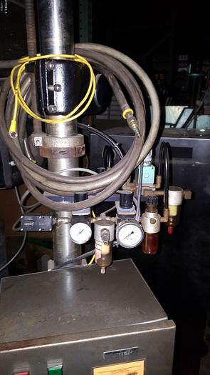 Used Avery Model #500-HD Label Printer & Applicator on Adjustable Stand