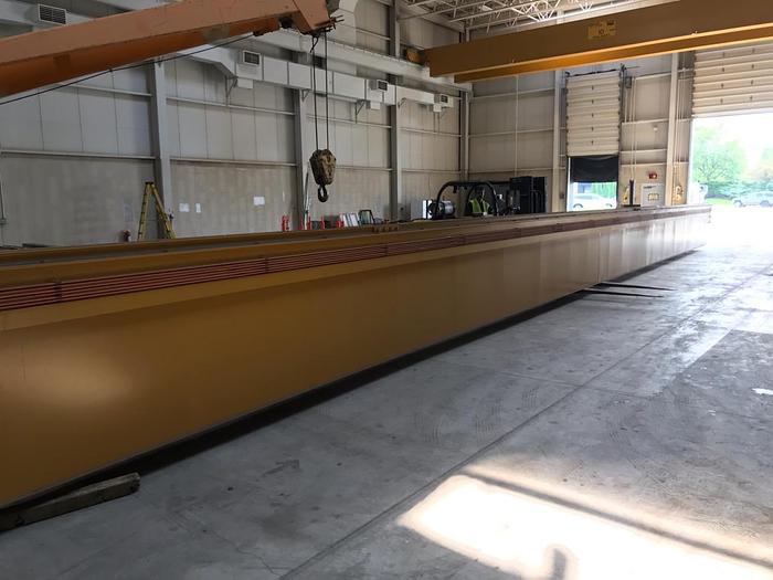Used 10 Ton P&H Pacesetter Top Running Overhead Bridge Crane 77'-7.5" Span w/47' Lift