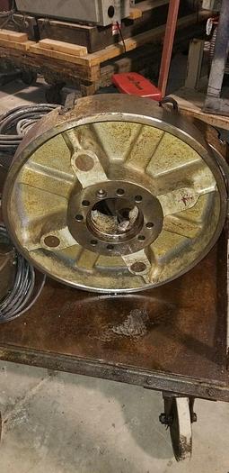 Used 21” 4 Jaw Lathe Chuck SCA, 4” Thick