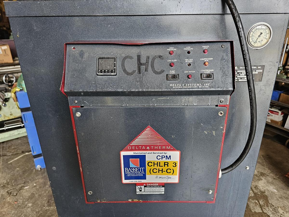 Used 2014 Delta T Systems 5-Ton Industrial Chiller | R-407C | ITAC-F460 | 460V