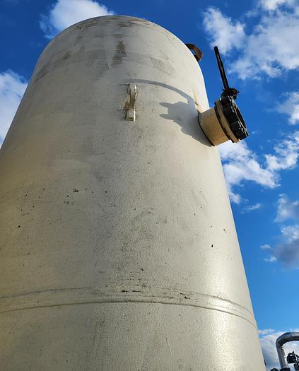 Used 2005 Silvan 1550 Gallon Vertical Air Tank 150 Psi @ 450*F Max Temp