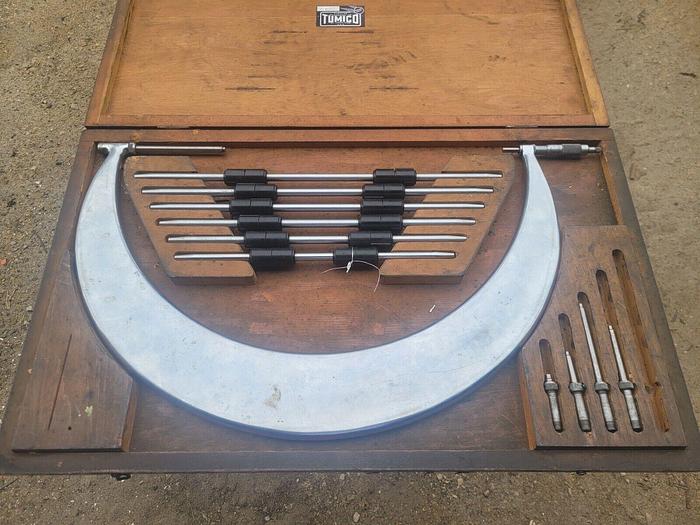 Used Tubular Micrometer Co. Tumico 12''-18'' M-2LNR Outside Micrometer & Standards