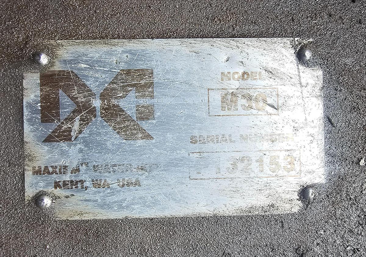 Used 2010 Omax Maxiem 2030 CNC Waterjet Cutting System & Abrasive Blast Hopper