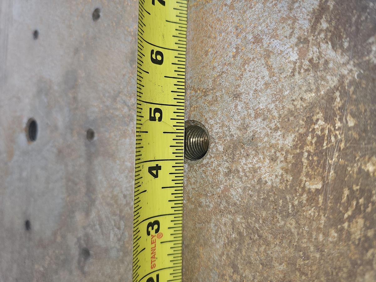 Used 6' x 42" Heavy Duty 2" Thick Top Cast Iron Setup Fixture Table