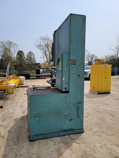 Used Grob 6v-36 Industrial 36” Vertical Bandsaw w/RW-A Blade Welder & Extra Blades