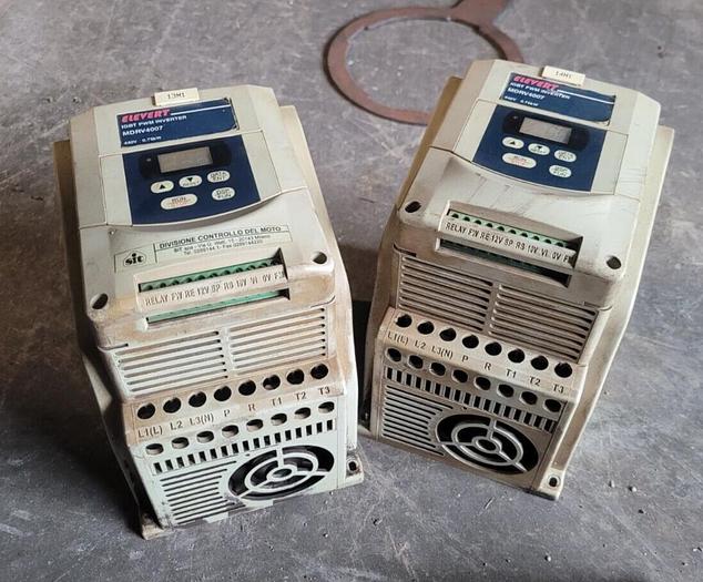 Used Teco Elevert MDRV-4007 Inverter 440V 0.75kW 1 HP