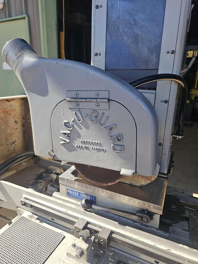 Used 6" x 12" Okamoto Linear 6-12/14 Manual Hand Feed Surface Grinder & Mag. Chuck