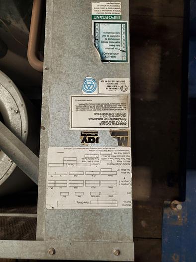 Used McQuay R22 Refrigeration System Air Conditioner/Chiller/Heat Exchanger