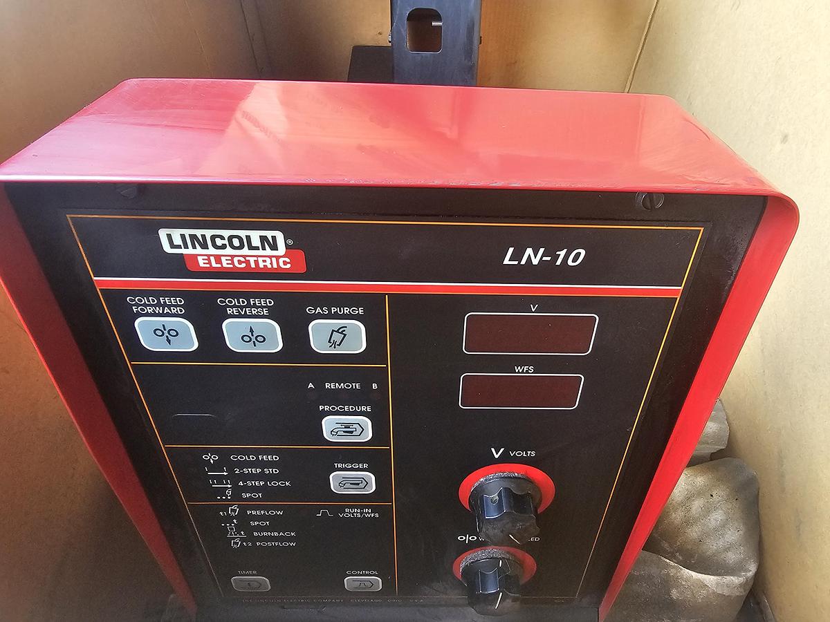 Lincoln LN-10 Benchtop Wire Feeder 500/750 IPM Feed Rate NOS New Old Stock