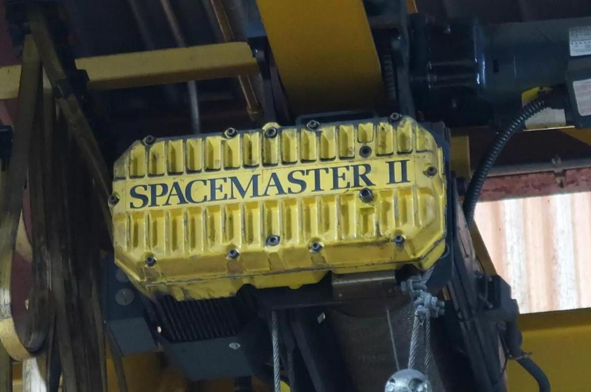 Used 35' Span x 105' Runway 3 Ton Uesco Double Bridge Freestanding Overhead Crane