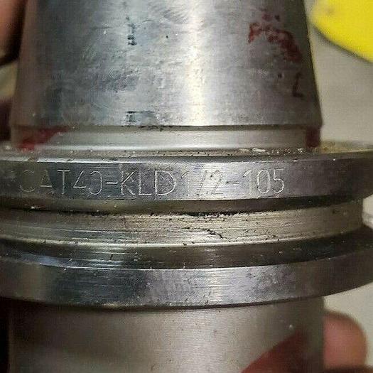 Used Lyndex 1/2'' CAT 40 Keyless Drill Chuck Holder Part #CAT40-KLD1/2-105