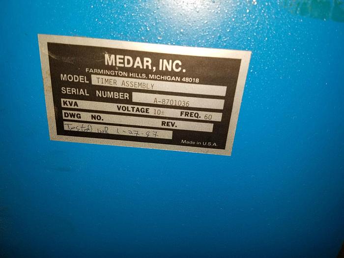 Used Medar Welder Control Timer Assembly 10+ VOLTAGE