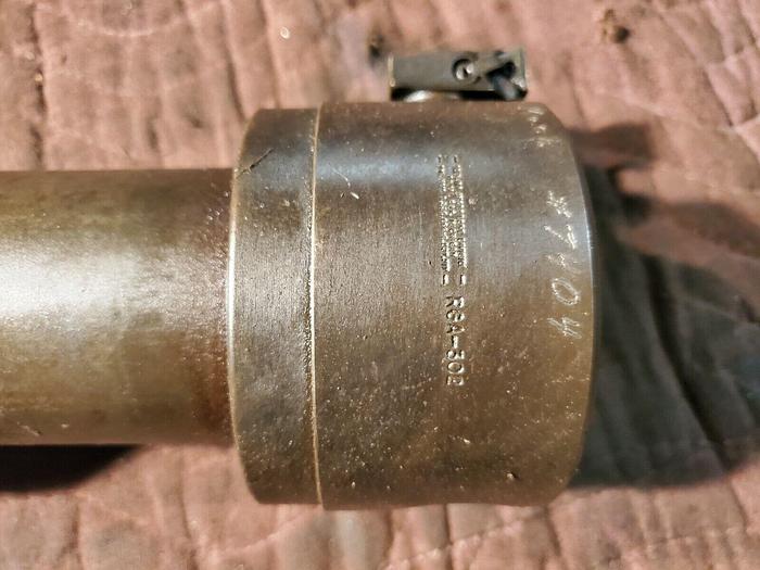 Used Devlieg Microbore RGA-302 Gear Adjust Boring Ring & 50 Taper Adapter